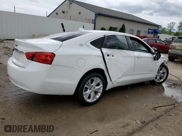 2014 Chevrolet Impala LT z VIN 2G1125S30E9126738, wystawiony jako Copart lot #55102555 z przebiegiem 91 490 mil mil oraz Nie do naprawy • Non repairable. Historia ofert i sprzedaży dostępna na DreamBid. Obrazek 3.