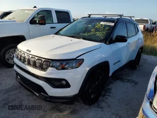 2022 Jeep Compass Altitude with VIN 3C4NJCBB6NT234351, listed as a Copart auction lot 74389044 with Not provided miles and Salvage title. Bid and sale history available at DreamBid. Image 1.