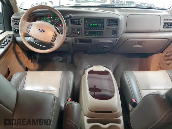 2003 Ford Excursion Eddie Bauer z VIN 1FMNU45S03EB25000, wystawiony jako Copart lot #78908554 z przebiegiem 110 284 mil mil oraz Szkoda całkowita • Salvage title. Historia ofert i sprzedaży dostępna na DreamBid. Obrazek 8.