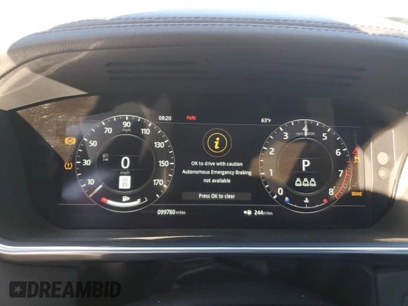 2019 Land Rover Range Rover with VIN SALGS5RE9KA540070, listed as a Copart auction lot 88812525 with 99,780 mi miles and Salvage title. Bid and sale history available at DreamBid. Image 9.