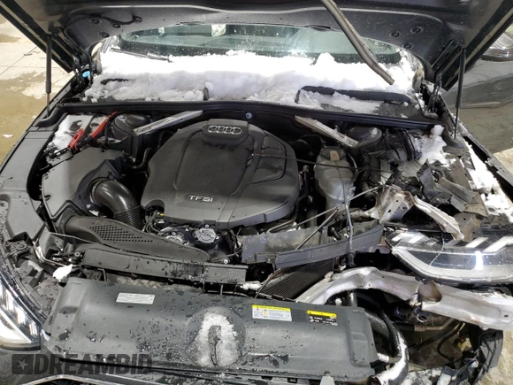 2020 Audi A4 Premium Plus with VIN WAUENAF46LN008471, listed as a Copart auction lot 45737095 with 81,183 mi miles and Salvage title. Bid and sale history available at DreamBid. Image 13.