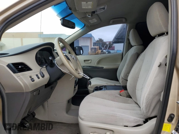 2012 Toyota Sienna LE AAS with VIN 5TDKK3DC7CS240947, listed as a Copart auction lot 55254655 with 145,127 mi miles and Salvage Title. Bid and sale history available at DreamBid. Image 7.