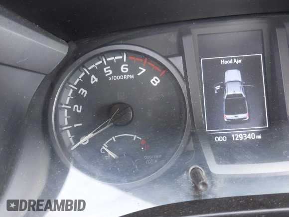 2022 Toyota Tacoma SR with VIN 3TMCZ5AN0NM489420, listed as a IAAI auction lot 42597175 with 129,340 mi miles and . Bid and sale history available at DreamBid. Image 7.