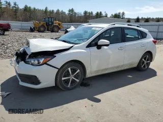 2020 Subaru Impreza Premium with VIN 4S3GTAV67L3722058, listed as a Copart auction lot 54587185 with 85,150 mi miles and Salvage title. Bid and sale history available at DreamBid. Image 1.