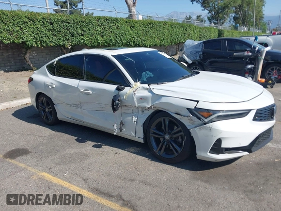 2024 Acura Integra Technology with VIN 19UDE4H65RA005514, listed as a IAAI auction lot 42375143 with 65,384 mi miles and . Bid and sale history available at DreamBid. Image 6.