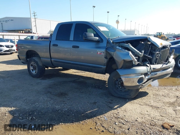 2007 Dodge Ram 2500 SLT with VIN 1D7KS28C87J525315, listed as a IAAI auction lot 41578896 with 253,306 mi miles. Bid and sale history available at carsss.com. Image 1.