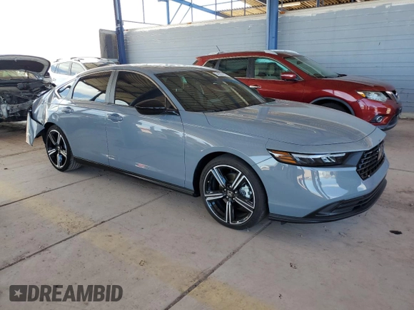 2024 Honda Accord Sport с VIN 1HGCY2F55RA050213, выставлен на аукционе Copart как лот 54633855 с пробегом 17 341 миль миль и Списание • Salvage title. История ставок и продаж доступна на DreamBid. Изображение 4.