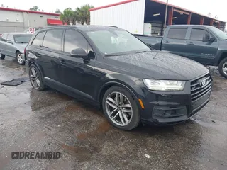 2018 Audi Q7 Prestige with VIN WA1VAAF73JD013763, listed as a IAAI auction lot 42461038 with 57,811 mi miles and . Bid and sale history available at DreamBid. Image 1.