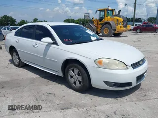 2011 Chevrolet Impala LT Fleet with VIN 2G1WG5EK9B1216295, listed as a IAAI auction lot 42472167 with 185,846 mi miles and . Bid and sale history available at DreamBid. Image 1.