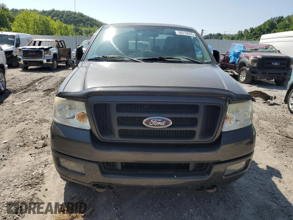 2005 Ford F-150 STX with VIN 1FTRX14W75FA83793, listed as a Copart auction lot 59310055 with 102,253 mi miles and Salvage title. Bid and sale history available at DreamBid. Image 5.
