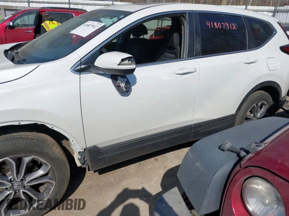 2021 Honda CR-V EX with VIN 7FARW2H57ME016192, listed as a IAAI auction lot 41807912 with 50,391 mi miles. Bid and sale history available at carsss.com. Image 15.