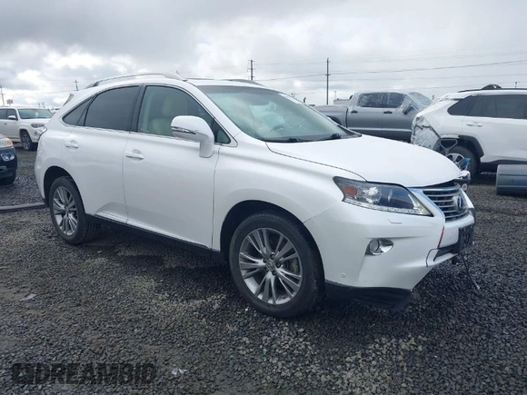 2013 Lexus RX 350 with VIN 2T2BK1BA4DC215452, listed as a IAAI auction lot 41697371 with 64,262 mi miles. Bid and sale history available at carsss.com. Image 1.