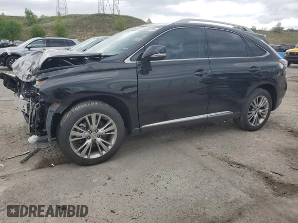 2014 Lexus RX 350 with VIN 2T2BK1BA9EC247914, listed as a Copart auction lot 57070415 with 58,343 mi miles and Non repairable. Bid and sale history available at DreamBid. Image 1.