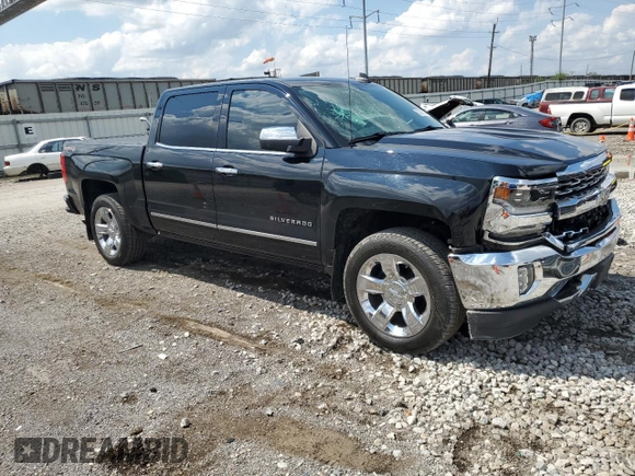 2016 Chevrolet Silverado 1500 LTZ with VIN 3GCUKSEJ7GG382123, listed as a Copart auction lot 63068184 with 158,096 mi miles and Salvage Title. Bid and sale history available at DreamBid. Image 4.