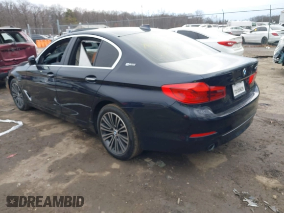 2018 BMW 5 Series 530e with VIN WBAJA9C51JB252601, listed as a IAAI auction lot 41491422 with 35,148 mi miles and . Bid and sale history available at DreamBid. Image 3.