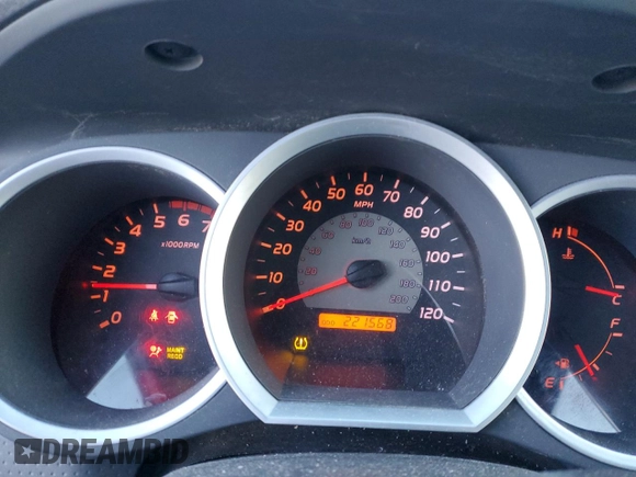 2008 Toyota Tacoma PreRunner with VIN 3TMKU72N98M015653, listed as a Copart auction lot 41821325 with 221,568 mi miles and Salvage title. Bid and sale history available at DreamBid. Image 9.