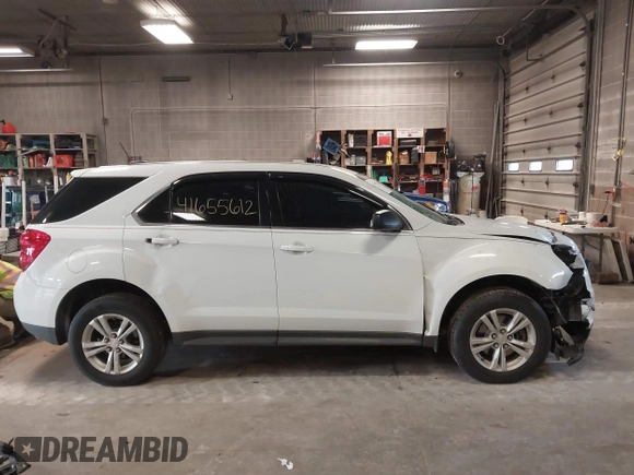 2015 Chevrolet Equinox LS with VIN 1GNALAEK8FZ100760, listed as a IAAI auction lot 41655612 with 97,550 mi miles and . Bid and sale history available at DreamBid. Image 13.