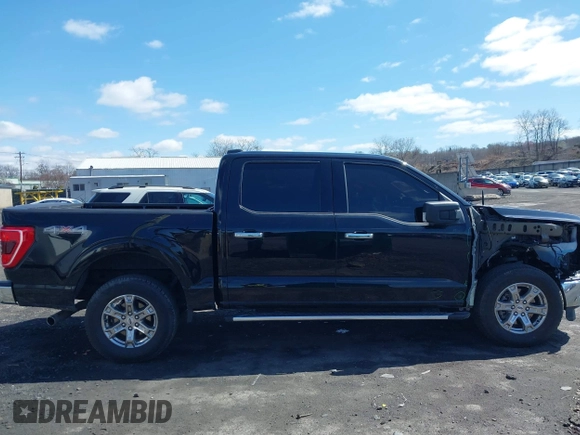 2022 Ford F-150 XL with VIN 1FTEW1EP6NFA39874, listed as a IAAI auction lot 41942202 with 34,545 mi miles. Bid and sale history available at carsss.com. Image 13.