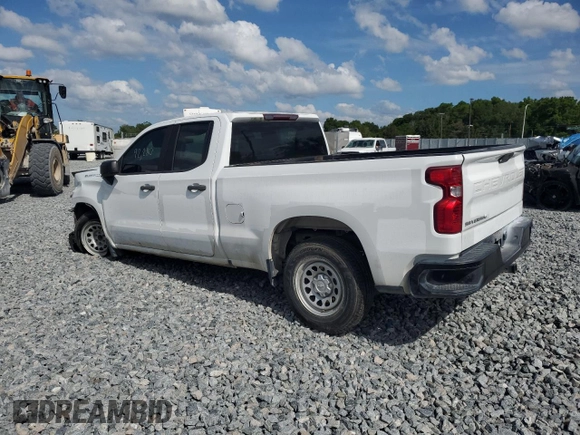 2020 Chevrolet Silverado 1500 Work Truck with VIN 1GCRWAEH3LZ222753, listed as a Copart auction lot 42963975 with 92,280 mi miles and Non Repairable. Bid and sale history available at DreamBid. Image 2.