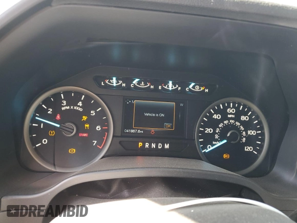 2020 Ford F-150 XL with VIN 1FTEW1C52LFA97821, listed as a Copart auction lot 42384905 with 41,867 mi miles and Salvage Title. Bid and sale history available at carsss.com. Image 9.