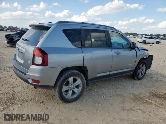 2017 Jeep Compass Latitude с VIN 1C4NJDEB2HD204646, выставлен на аукционе Copart как лот 60067345 с пробегом 145 241 миль миль и Списание • Salvage title. История ставок и продаж доступна на DreamBid. Изображение 3.