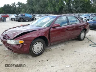 2001 Buick Century Custom with VIN 2G4WS52JX11150660, listed as a Copart auction lot 59237234 with 107,908 mi miles and Salvage Title. Bid and sale history available at carsss.com. Image 1.