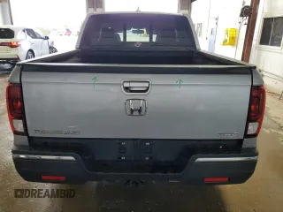 2019 Honda Ridgeline RTL-T with VIN 5FPYK3F60KB009495, listed as a Copart auction lot 61578405 with 90,586 mi miles and Salvage title. Bid and sale history available at DreamBid. Image 6.