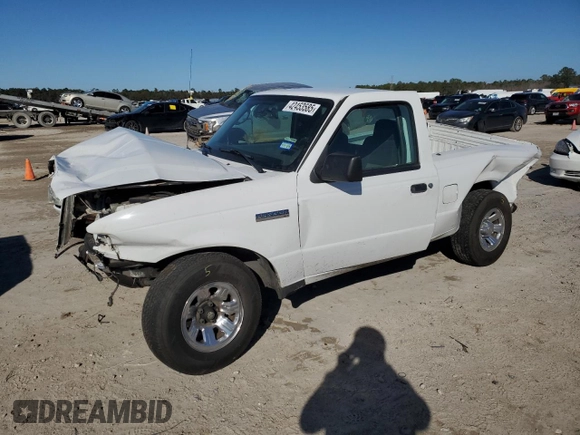 2006 Ford Ranger XL with VIN 1FTYR10U06PA32187, listed as a Copart auction lot 42453585 with 472,503 mi miles and Salvage Title. Bid and sale history available at carsss.com. Image 1.