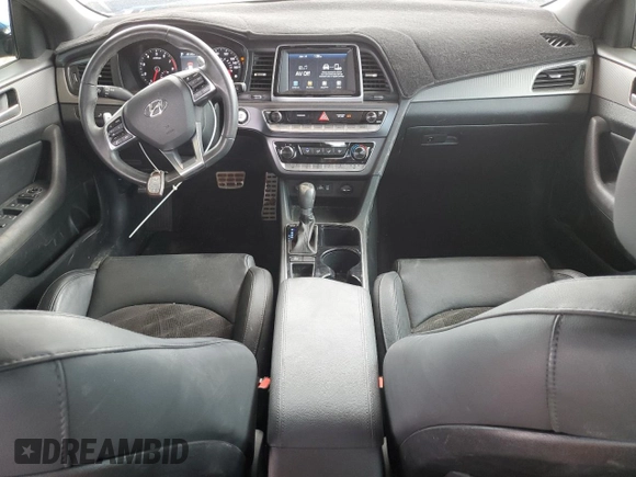 2018 Hyundai Sonata Sport with VIN 5NPE34AFXJH639031, listed as a Copart auction lot 53173295 with 39,727 mi miles and Salvage Title. Bid and sale history available at DreamBid. Image 8.