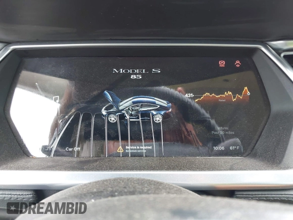 2014 Tesla Model S 60 with VIN 5YJSA1H19EFP32063, listed as a IAAI auction lot 42360872 with 103,495 mi miles and . Bid and sale history available at DreamBid. Image 7.