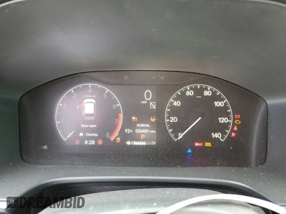 2024 Honda CR-V EX-L with VIN 7FARS3H78RE001095, listed as a Copart auction lot 49946815 with 26,481 mi miles and Salvage Title. Bid and sale history available at DreamBid. Image 9.