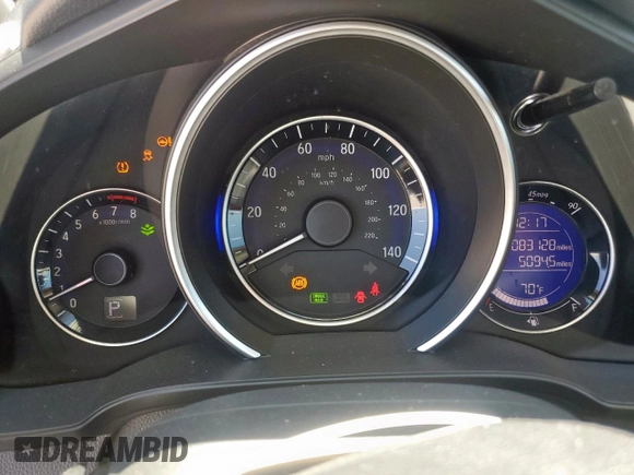 2015 Honda Fit EX-L with VIN 3HGGK5H88FM703336, listed as a Copart auction lot 53045285 with 83,128 mi miles and Clean title. Bid and sale history available at DreamBid. Image 9.