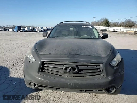 2016 Infiniti QX70 with VIN JN8CS1MU8GM670655, listed as a Copart auction lot 47000555 with 152,574 mi miles and Salvage Title. Bid and sale history available at DreamBid. Image 11.