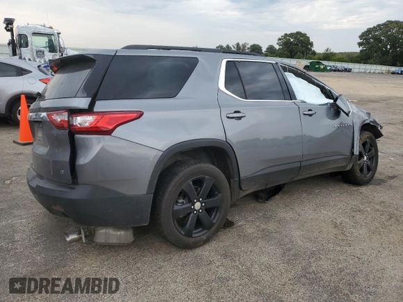 2020 Chevrolet Traverse LT Leather with VIN 1GNEVHKW7LJ242457, listed as a Copart auction lot 70289484 with 0 mi miles and Non Repairable. Bid and sale history available at carsss.com. Image 3.