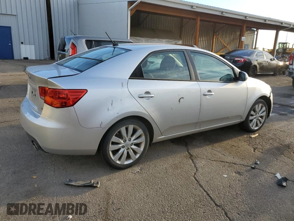 2012 Kia Forte SX with VIN KNAFW4A30C5524522, listed as a Copart auction lot 50923455 with 117,803 mi miles and Salvage Title. Bid and sale history available at carsss.com. Image 3.
