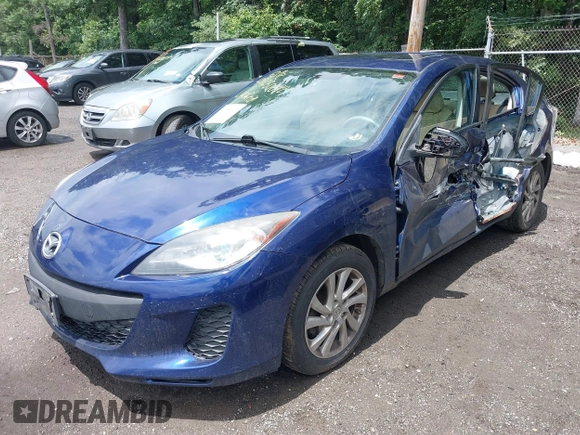 2012 Mazda 3 i Grand Touring with VIN JM1BL1W86C1682545, listed as a IAAI auction lot 42650042 with 101,803 mi miles and . Bid and sale history available at DreamBid. Image 2.
