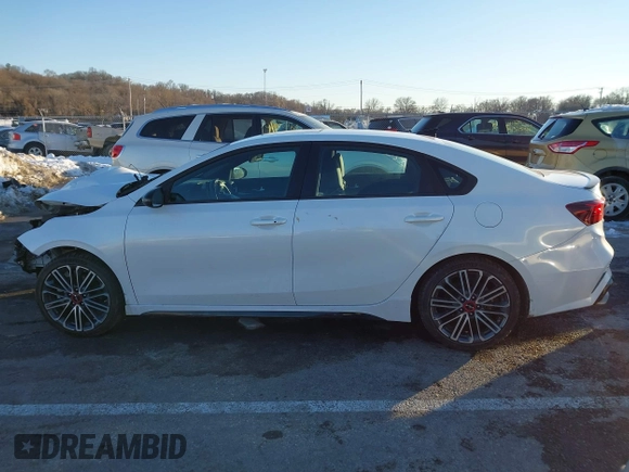 2023 Kia Forte GT with VIN 3KPF44AC3PE539891, listed as a IAAI auction lot 41328379 with 40,238 mi miles and . Bid and sale history available at carsss.com. Image 14.