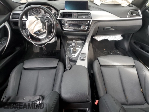 2018 BMW 3 Series 330e iPerformance with VIN WBA8E1C54JA178343, listed as a Copart auction lot 45866435 with 0 mi miles and Salvage Title. Bid and sale history available at carsss.com. Image 8.