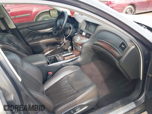 2012 Infiniti M37 with VIN JN1BY1AR2CM391253, listed as a IAAI auction lot 41916069 with 248,141 mi miles. Bid and sale history available at carsss.com. Image 5.