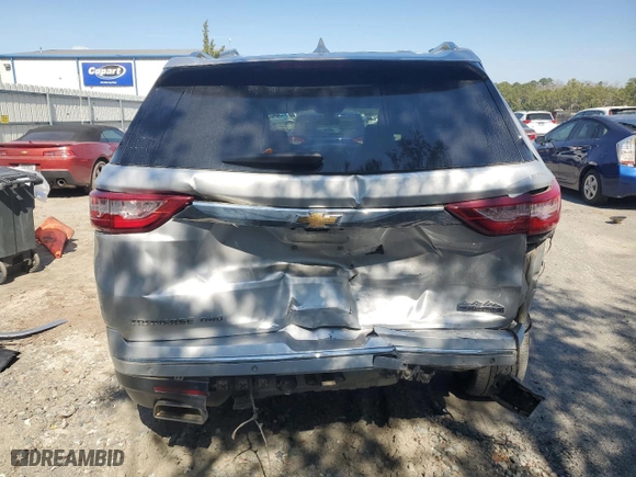 2018 Chevrolet Traverse High Country with VIN 1GNEVKKW9JJ282680, listed as a Copart auction lot 47005675 with 102,651 mi miles and Salvage Title. Bid and sale history available at carsss.com. Image 6.