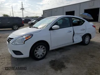2019 Nissan Versa SV z VIN 3N1CN7AP4KL831688, wystawiony jako Copart lot #56005955 z przebiegiem 79 826 mil mil oraz Szkoda całkowita • Salvage title. Historia ofert i sprzedaży dostępna na DreamBid. Obrazek 1.
