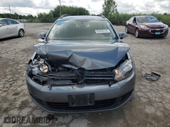 2014 Volkswagen Jetta SportWagen TDI w/Sunroof & Nav with VIN 3VWPL7AJ6EM625591, listed as a Copart auction lot 67476174 with 63,196 mi miles and Non Repairable. Bid and sale history available at carsss.com. Image 5.