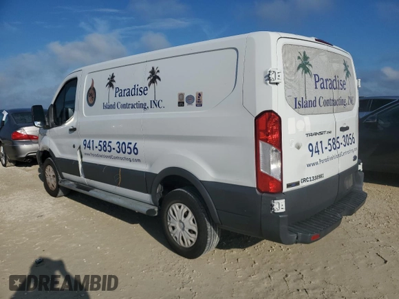 2015 Ford Transit Cargo with VIN 1FTNR1ZM4FKA33992, listed as a Copart auction lot 74308214 with 115,095 mi miles and Salvage Title. Bid and sale history available at DreamBid. Image 2.