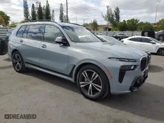 2023 BMW X7 xDrive40i with VIN 5UX23EM06P9M76099, listed as a Copart auction lot 54166385 with 67,400 mi miles and Clean Title. Bid and sale history available at carsss.com. Image 4.