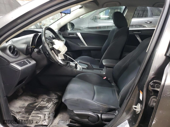 2011 Mazda Mazda3 s Sport with VIN JM1BL1K56B1486664, listed as a Copart auction lot 47370455 with 78,995 mi miles and Salvage Title. Bid and sale history available at carsss.com. Image 7.