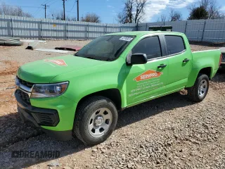 2021 Chevrolet Colorado 2WD Work Truck z VIN 1GCGSBEA9M1287604, wystawiony jako Copart lot #43745825 z przebiegiem 67 784 mil mil oraz Szkoda całkowita • Salvage title. Historia ofert i sprzedaży dostępna na DreamBid. Obrazek 1.