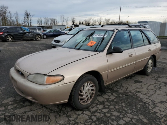 1997 Ford Escort LX with VIN 3FALP15P7VR132710, listed as a Copart auction lot 87546515 with 185,646 mi miles and Salvage Title. Bid and sale history available at DreamBid. Image 1.