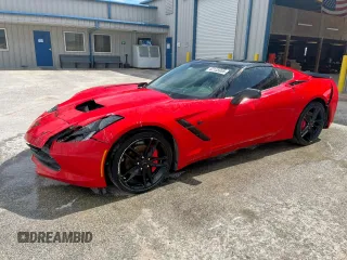2016 Chevrolet Corvette 1LT z VIN 1G1YB2D75G5104618, wystawiony jako Copart lot #62135955 z przebiegiem 72 712 mil mil oraz Szkoda całkowita • Salvage title. Historia ofert i sprzedaży dostępna na DreamBid. Obrazek 1.