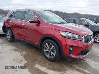 2019 Kia Sorento EX V6 with VIN 5XYPHDA54KG472174, listed as a IAAI auction lot 41509308 with 41,463 mi miles. Bid and sale history available at carsss.com. Image 1.