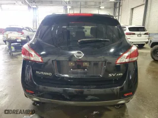 2012 Nissan Murano SV with VIN JN8AZ1MW6CW211708, listed as a Copart auction lot 53991725 with 152,987 mi miles and Clean Title. Bid and sale history available at carsss.com. Image 6.